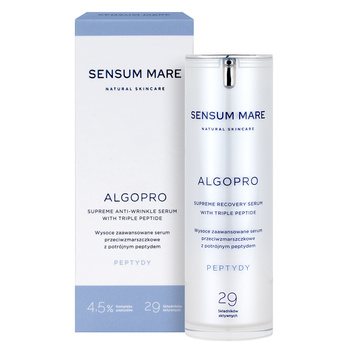 Highly advanced anti-wrinkle serum with triple peptide ALGOPRO