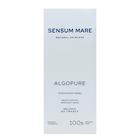 Muslin face towel ALGOPURE