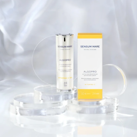 Actively working brightening antioxidant serum with 10% vitamin C ALGOPRO