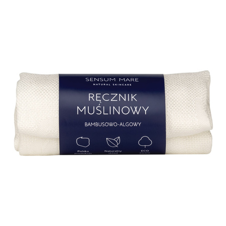 Muslin face towel ALGOPURE