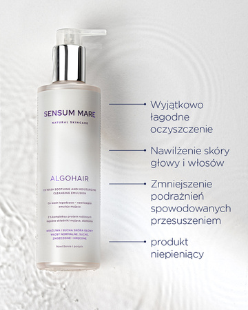 Co-wash for hair ALGOHAIR