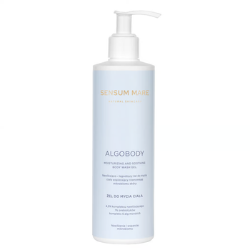 Moisturizing and soothing body wash gel supporting the skin's microbiome balance ALGOBODY