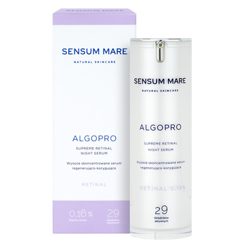 Highly concentrated regenerating and correcting serum with stable retinal 0,16% ALGOPRO