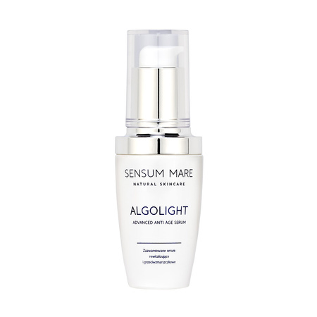 Advanced revitalizing and anti-wrinkle serum for oily and combination skin ALGOLIGHT