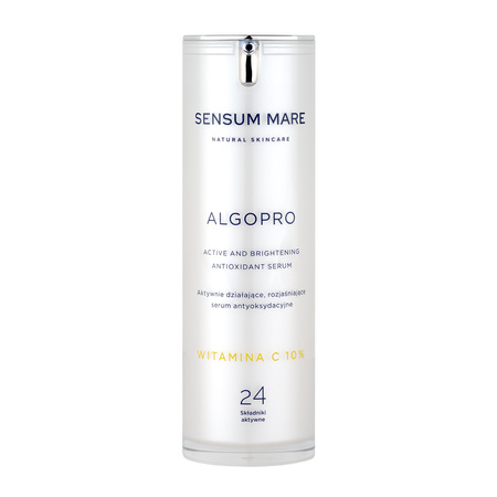 Actively working brightening antioxidant serum with 10% vitamin C ALGOPRO