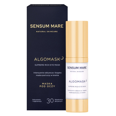 Intensely nourishing and rich eye cream mask ALGOMASK