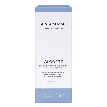 Highly advanced anti-wrinkle serum with triple peptide ALGOPRO